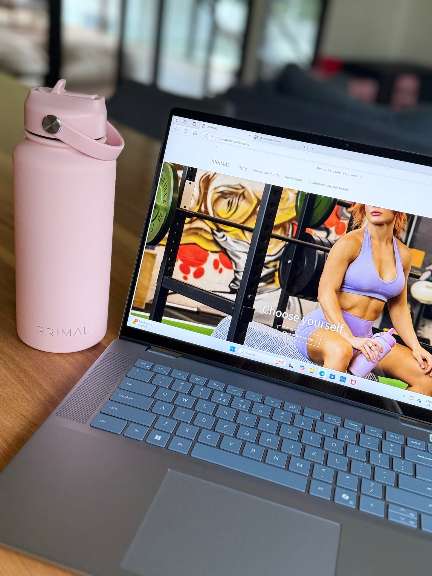 Blush Pink - Insulated Water Bottle (1L)