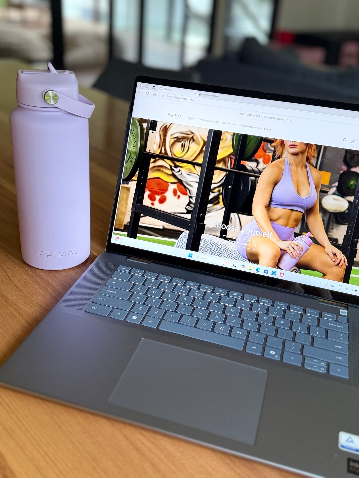 Lavender Blush - Insulated Water Bottle (1L)